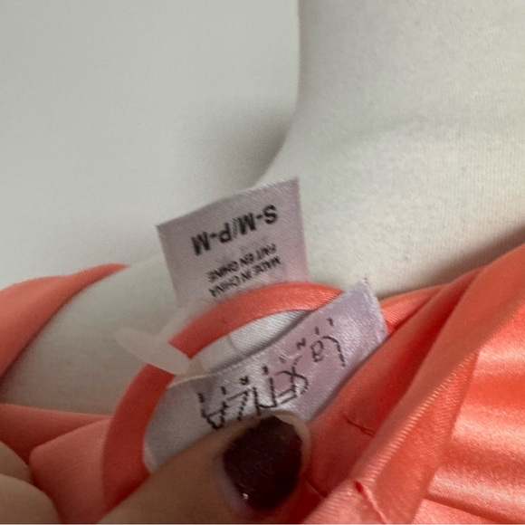 La Senza satin peachy Kimono Robe coquette SM - Picture 5 of 5